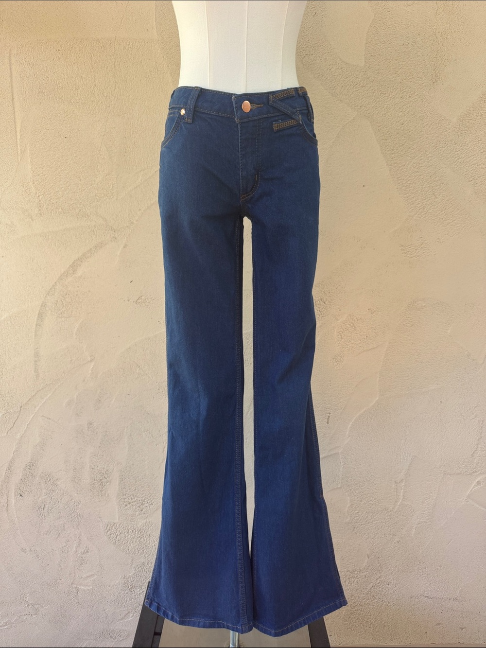 STAUD x Wrangler Denim The Bikini Jean Dark Rinse Size 25 X 34 - Picture 7 of 16